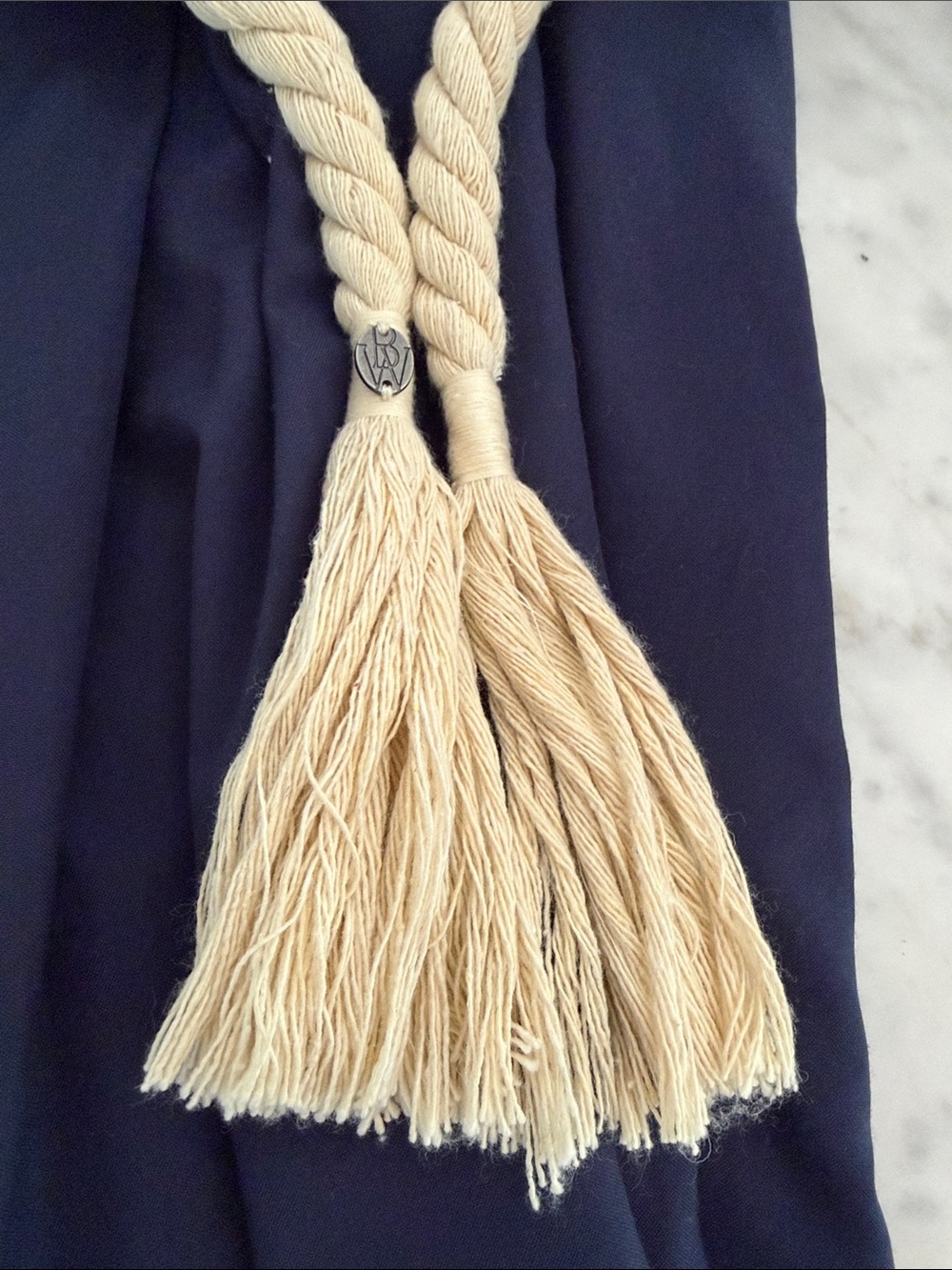 Brochu Walker Serena Belted Dress - Navy - Picture 6 of 8